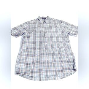 Saddlebred Blue and Purple Casual Button Down Shirt